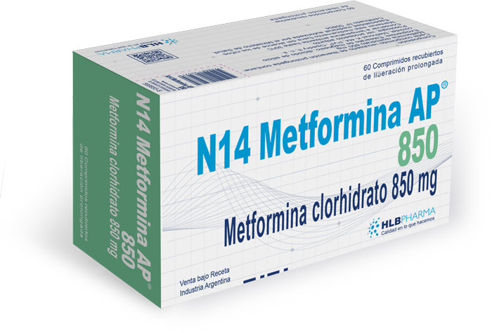 N14 Metformina AP 850 - HLB Pharma