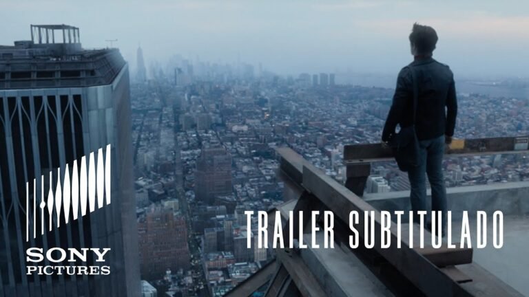 actor en escena equilibrandose en cuerda floja