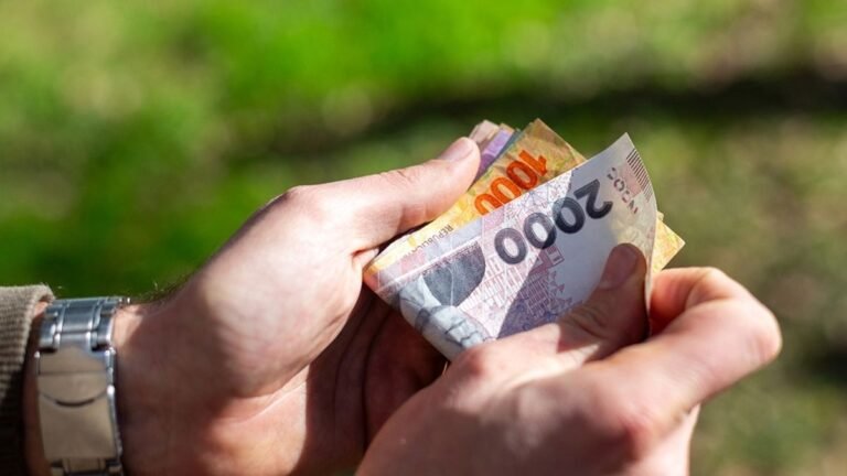 calendario de pagos anses con dinero y reloj