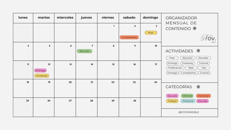 Cuándo y dónde puedo consultar el día que cobro la asignación 11 calendario mensual con fechas destacadas