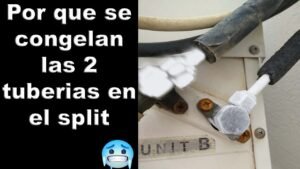 condensacion y hielo en canos aire acondicionado