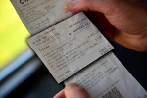 factura impresa con sello argentino oficial