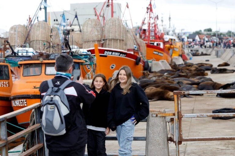 familia disfrutando en parque de mar del plata