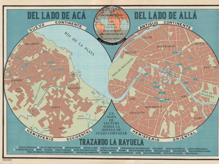 mapa de buenos aires con pizzeria marcada