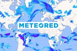 mapa meteorologico con pronostico extendido clima