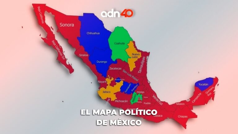 Qué Gobernadores No Participan En El Pacto De Mayo Y Por Qué 18 mapa politico de gobernadores mexicanos actuales