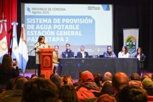 ministro obras publicas cordoba trabajando en obra publica