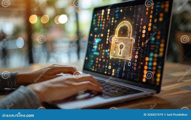 persona usando computadora con dni visible