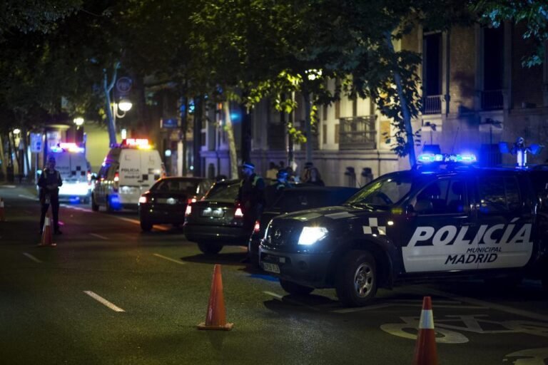 policia control alcoholemia vial nocturno