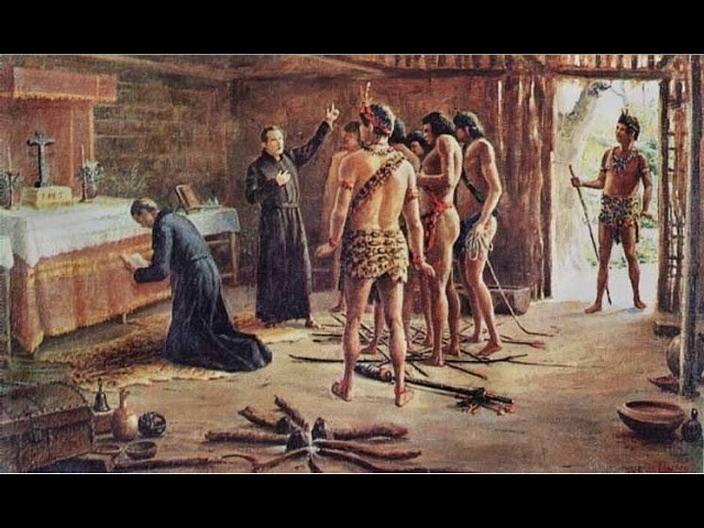Quiénes eran los jesuitas y por qué fueron expulsados de América 9 retrato antiguo de jesuitas en america colonial