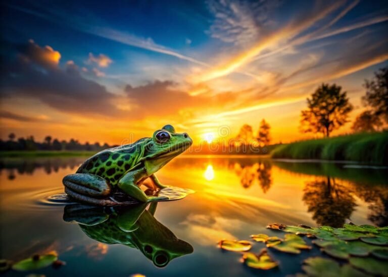 Cómo son las actividades del cuento El vuelo del sapo 5 sapo volando sobre un paisaje natural