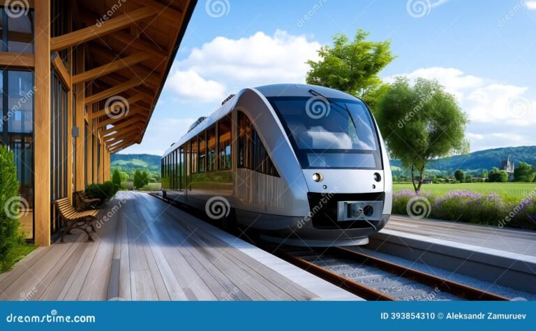 Cuáles Son Los Horarios Y Precios Del Tren De Mar Del Plata A Bariloche 16 tren en estacion con paisaje natural